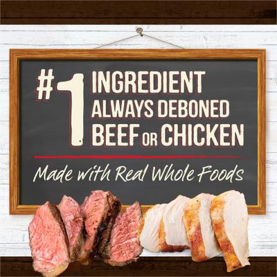 Grain-Free Real Texas Beef & Chicken Dinner Variety Pack Wet Dog Food, 12.7-oz can, case of 12