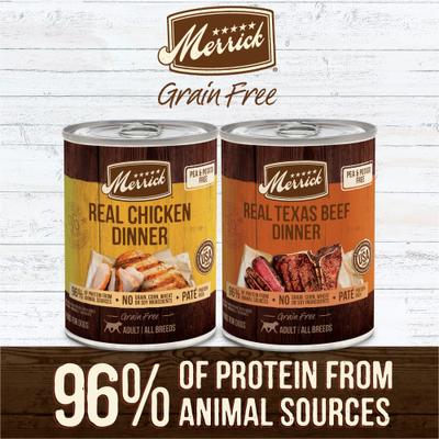 Grain-Free Real Texas Beef & Chicken Dinner Variety Pack Wet Dog Food, 12.7-oz can, case of 12