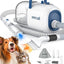 Pet Grooming Vacuum, Adjustable Blow Dryer & Clipper Grooming Kit