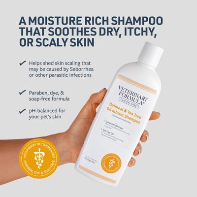 Oatmeal & Tea Tree Oil Infuser Shampoo, 16-fl oz bottle