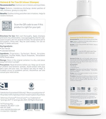 Oatmeal & Tea Tree Oil Infuser Shampoo, 16-fl oz bottle