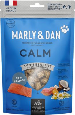 Healthy & Functional Salmon Dog Treats with Chamomile, Calming Recipe, 6oz bag