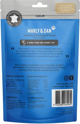 Healthy & Functional Salmon Dog Treats with Chamomile, Calming Recipe, 6oz bag