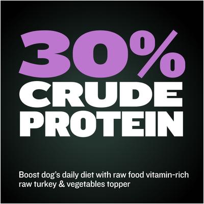 Turkey High Protein Freeze-Dried Raw Dog Food Topper, 7-oz pouch