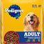 Paquete: Alimento seco para perros Pedigree Adult Complete Nutrition con sabor a carne a la parrilla y vegetales + Paquete variado de cortes a elección en salsa, alimento húmedo para perros adultos, bolsa de 3.5 oz, caja de 30