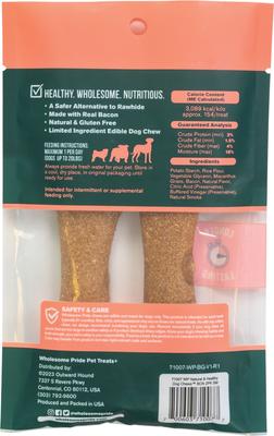 Natural & Healthy Bacon Flavor Small Dog Chews, 2 count