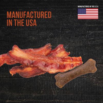 Natural & Healthy Bacon Flavor Small Dog Chews, 2 count