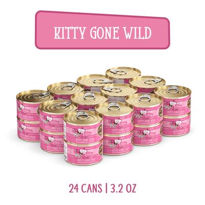 Cats in the Kitchen Kitty Gone Wild Salmon Au Jus Grain-Free Wet Cat Food, 6-oz, case of 24