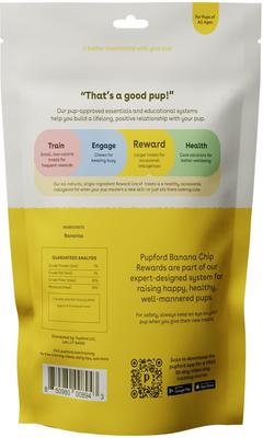 Reward Banana Chips Natural Freeze-Dried Dog Treats, 3-oz bag