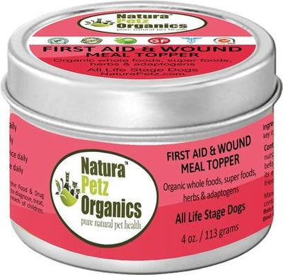 First Aid & Wound Turkey Flavored Powder Immune Supplement for Dogs, 4-oz tin