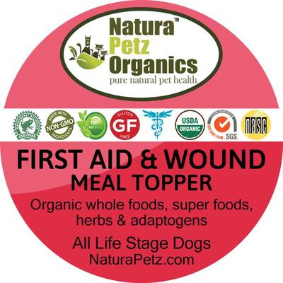 First Aid & Wound Turkey Flavored Powder Immune Supplement for Dogs, 4-oz tin