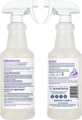 Natural Flea, Tick & Mosquito Spray for Dogs & Cats, Rosemary, 32-fl oz bottle