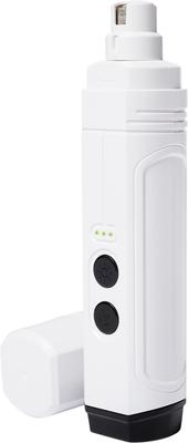 Rechargeable Cordless Cat & Dog 3-Speed Nail Grinder, White