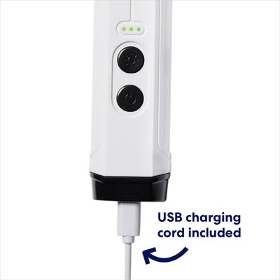 Rechargeable Cordless Cat & Dog 3-Speed Nail Grinder, White