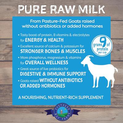 Raw Goat's Milk Classic Freeze-Dried Dog & Cat Treats, 32-oz bottle