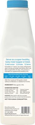 Raw Goat's Milk Classic Freeze-Dried Dog & Cat Treats, 32-oz bottle