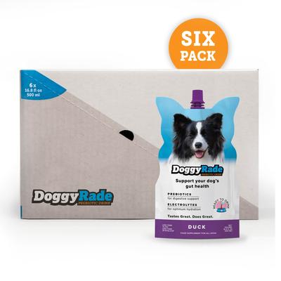 Prebiotic Drink Duck Flavored Liquid Digestive Supplement for Dogs, 500-mL pouch, case of 6