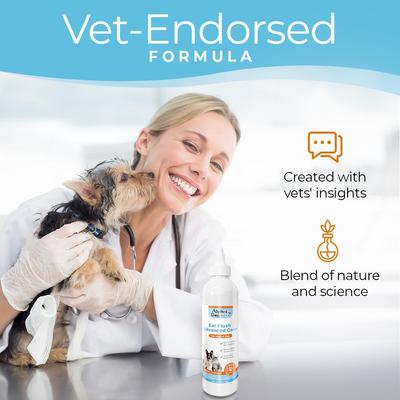 Advanced Soothing Otic Solution Dog, Cat & Small Pet Ear Cleaner, 8-fl oz bottle