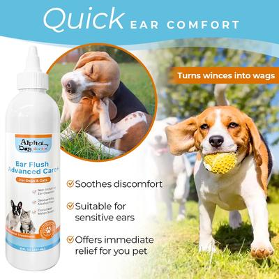 Advanced Soothing Otic Solution Dog, Cat & Small Pet Ear Cleaner, 8-fl oz bottle