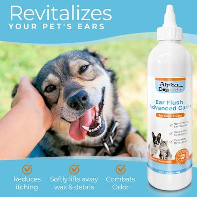 Advanced Soothing Otic Solution Dog, Cat & Small Pet Ear Cleaner, 8-fl oz bottle