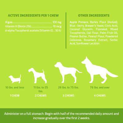 Anti-Itch Support Peanut Butter Flavored Dog Soft Chews Supplement, 90 count