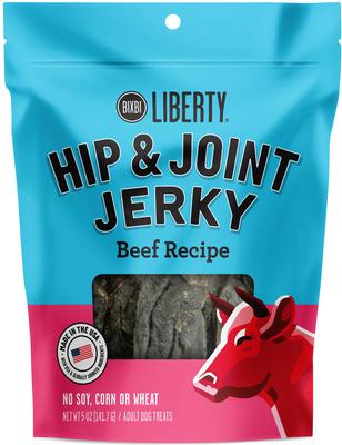 Premios para perros Liberty Hip & Joint Beef Liver Recipe Jerky, bolsa de 5 oz