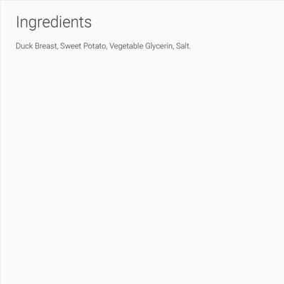 Grain-Free Duck 'n Sweet Potato Dog Treats, 1-lb bag