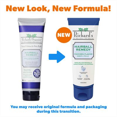 Remedio para bolas de pelo con sabor a pollo, tubo de 4.25 oz