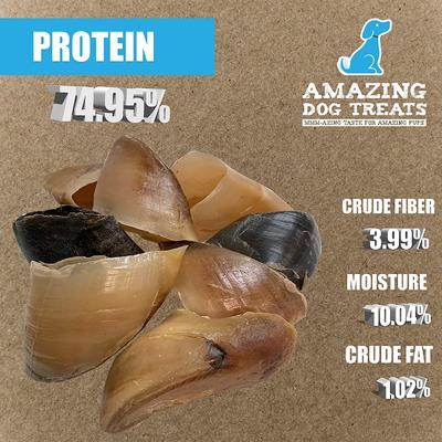 Golosinas para perros Cow Hooves, 10 unidades