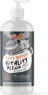 Tasty Toppers Senior Vitality Blend Wild Salmon Flavored Multivitamin for Senior Dogs & Cats, 32-fl oz bottle