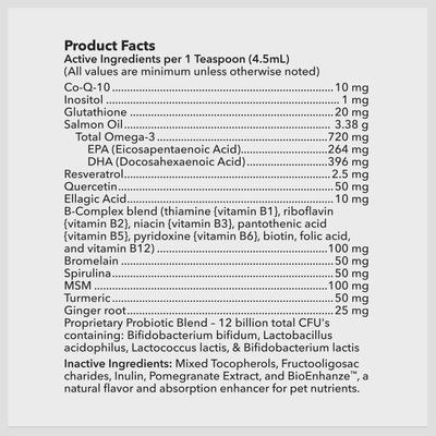 Tasty Toppers Senior Vitality Blend Wild Salmon Flavored Multivitamin for Senior Dogs & Cats, 32-fl oz bottle