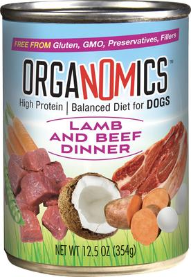Lamb & Beef Dinner Grain-Free Pate Wet Dog Food, 12.5-oz can, case of 12