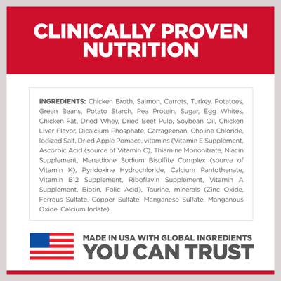 Bundle: Hill's Science Diet 7+ Beef & Barley Entree + Sensitive Stomach & Skin Salmon & Vegetable Entree Canned Dog Food