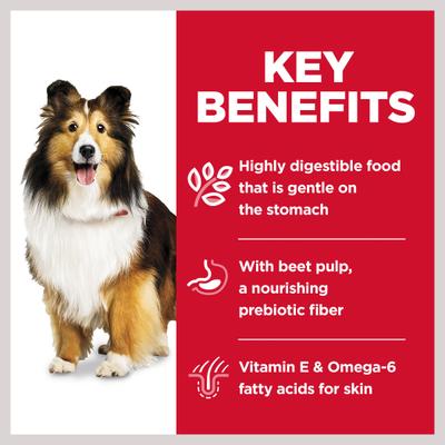 Bundle: Hill's Science Diet 7+ Beef & Barley Entree + Sensitive Stomach & Skin Salmon & Vegetable Entree Canned Dog Food