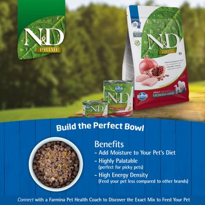 Natural & Delicious Chicken Grain-Free Mini Breed Formula Dry Dog Food, 5.5-lb bag