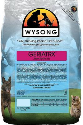 Geriatrx Dry Cat Food, 5-lb bag