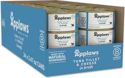 Tuna Fillet with Cheese Canned Cat Food, 2.47-oz, case of 24