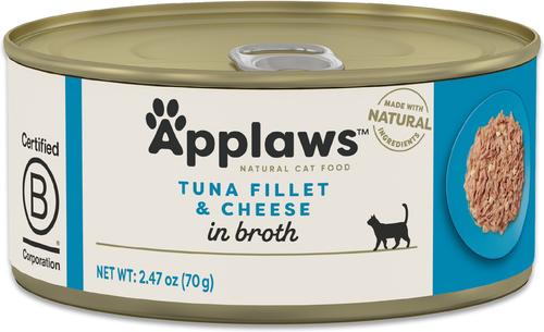 Tuna Fillet with Cheese Canned Cat Food, 2.47-oz, case of 24