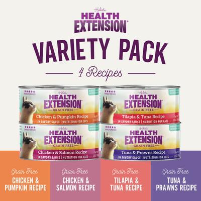 Variety Pack Grain-Free Canned Cat Food, 2.8-oz, case of 24