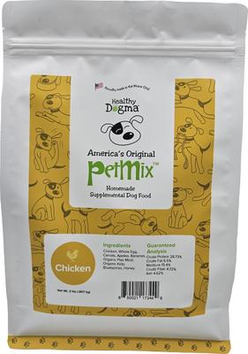 PetMix Chicken Dinner Freeze-Dried Supplemental Dog Food, 2-lb bag