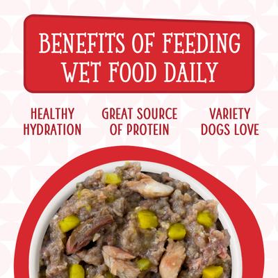 Dogs in the Kitchen The Double Dip with Beef & Wild Caught Salmon Au Jus Grain-Free Canned Dog Food, 10-oz can, 12 count