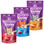 Bundle: Variety Pack - Wellness Kittles Natural Grain-Free Chicken & Cranberries Crunchy Cat Treats, 2-oz bag, Tuna & Cranberries & Salmon & Cranberries Flavors