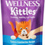 Bundle: Variety Pack - Wellness Kittles Natural Grain-Free Chicken & Cranberries Crunchy Cat Treats, 2-oz bag, Tuna & Cranberries & Salmon & Cranberries Flavors