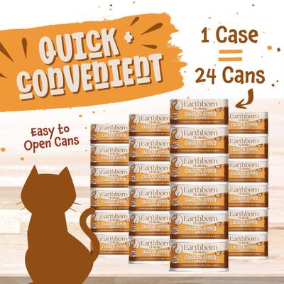 Chicken Jumble with Liver Grain-Free Natural Canned Cat & Kitten Food, 5.5-oz, case of 24