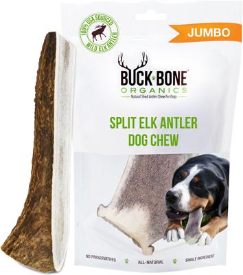Jumbo Split Elk Antler Dog Treats