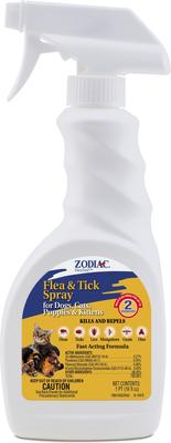 Flea & Tick Spray for Dogs, Cats, Puppies & Kittens, 16-fl oz