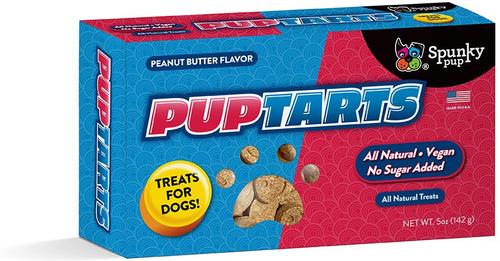PupTarts Peanut Butter Flavored Biscuits Crunchy Dog Treats, 5-oz box