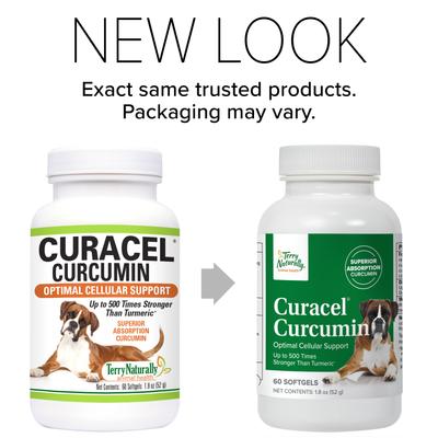 Curacel Curcumin Optimal Cellular Support Dog Supplement, 60 count