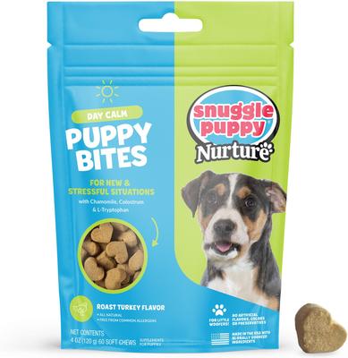 Bites Day Calm Supplement Turkey Flavored Soft Chews, 60 count