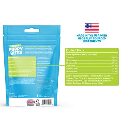 Bites Day Calm Supplement Turkey Flavored Soft Chews, 60 count